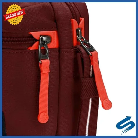 Anti-Theft Micro Crossbody Bag with RFID Protection, Compact Travel Essential